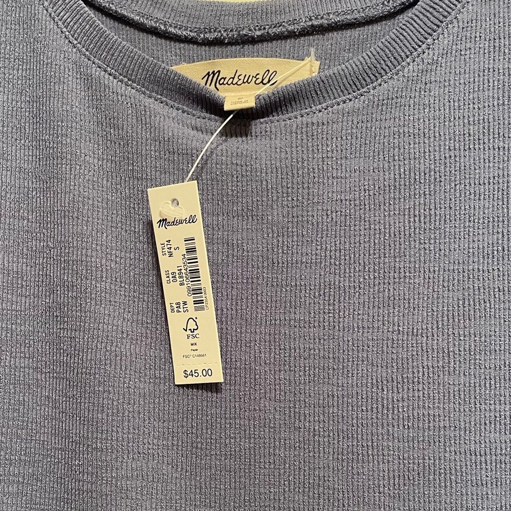 MADEWELL Tank U-Neck Soft Twilight Various Sizes - Picture 7 of 8
